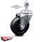 Service Caster 4 Inch Soft Rubber Wheel Swivel 12mm Threaded Stem Caster SCC-TS20S414-SRS-M1215 - alternate 3